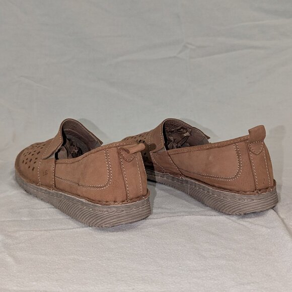 Josef Seibel | Sofie 27 Leather Tan Brown Flats Slip On Shoes 10.5 - Picture 4 of 8